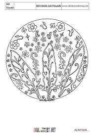 Mandala boyama sayfaları